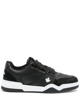 Spiker leather trainers